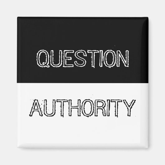 Fragenbehörde Magnet (Vorne)