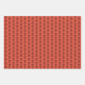 Fragenzeichen Muster Geschenkpapier Set (Vorderseite 3)