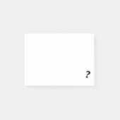 Fragenzeichen Notepad Post-it Klebezettel (Vorderseite)