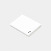 Fragenzeichen Notepad Post-it Klebezettel (angewinkelt)