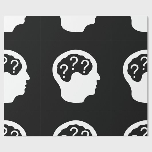 Fragepapier Geschenkpapier (Flach)