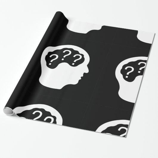 Fragepapier Geschenkpapier (Ungerollt)