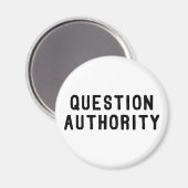 Fragestellerin Magnet (Vorderseite/Rückseite)