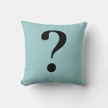 Fragetyp Pillow in Dusty Blue