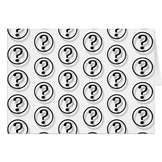 Fragezeichen (Vorderseite (Horizontal))