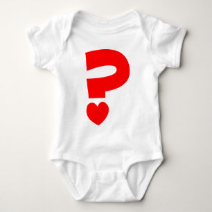 Fragezeichen Baby Strampler