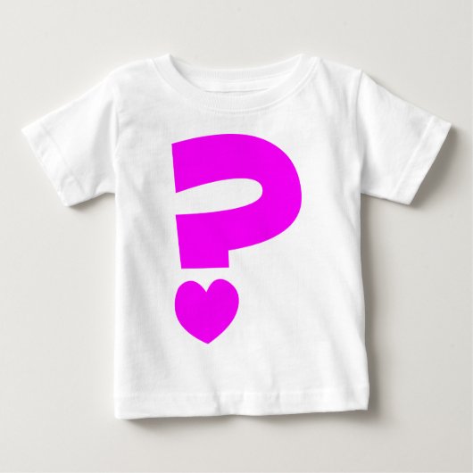 Fragezeichen Baby T-shirt (Vorderseite)