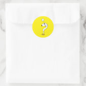 Fragezeichen Charakter Aufkleber (Tasche)