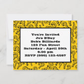 Fragezeichen Einladung (Rückseite)