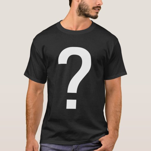 Fragezeichen Fragezeichen T-Shirt (Vorderseite)