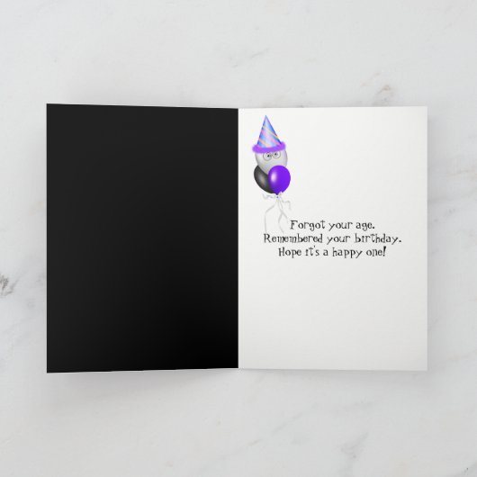Fragezeichen Geburtstagskandale Karte (Innenseite)