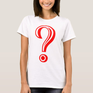 Fragezeichen gemeißelt T-Shirt