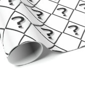 Fragezeichen Geschenkpapier (Rolleneckpunkt)