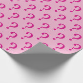 Fragezeichen Geschenkpapier (Ecke)
