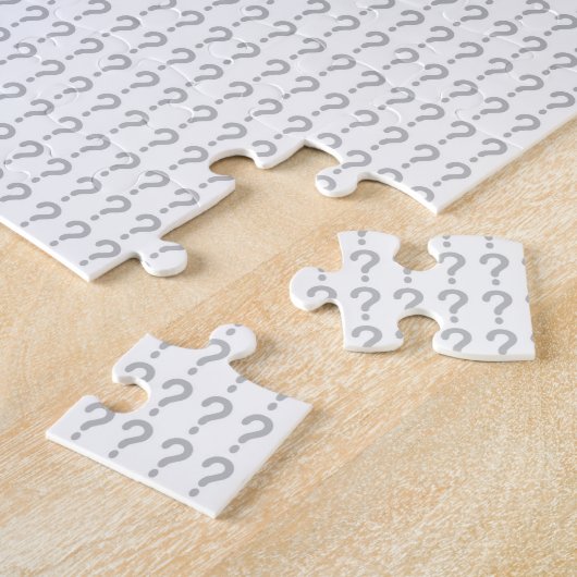 Fragezeichen-Hintergrund Puzzle (Seite)