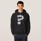 Fragezeichen Hoodie (Vorne ganz)