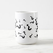Fragezeichen Kaffeetasse (Mittel)