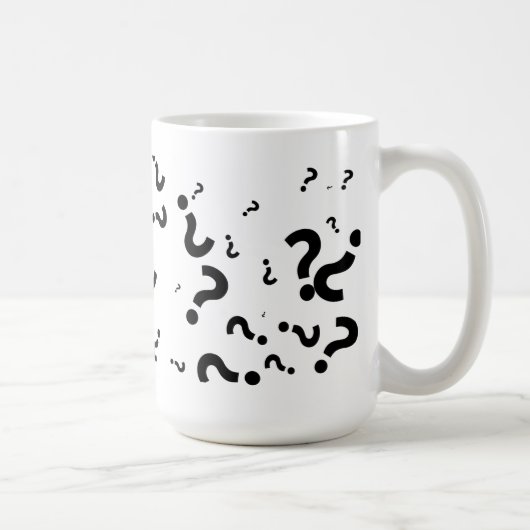 Fragezeichen Kaffeetasse (Rechts)