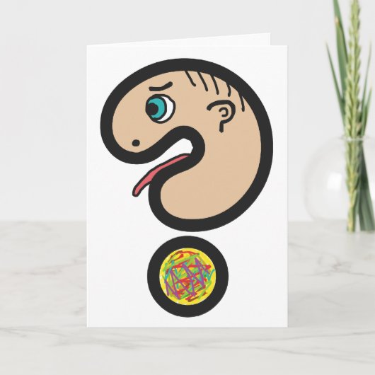 Fragezeichen Karte (Vorderseite)