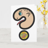 Fragezeichen Karte (Gelbe Blume)