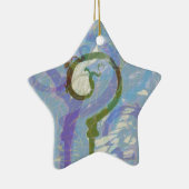 Fragezeichen Keramik Ornament (Rechts)