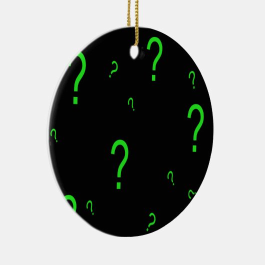 Fragezeichen Keramikornament (Rechts)