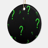 Fragezeichen Keramikornament (Links)