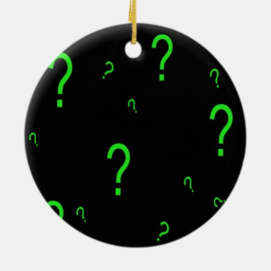 Fragezeichen Keramikornament (Hinten)