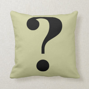 Fragezeichen Kissen