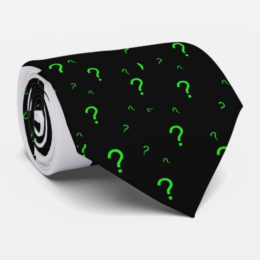 Fragezeichen Krawatte (Gerollt)