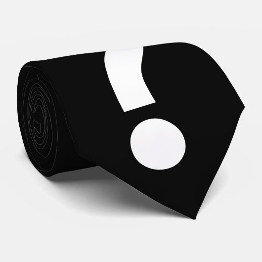 Fragezeichen Krawatte (Gerollt)