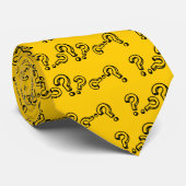 Fragezeichen-Krawatte Krawatte (Gerollt)