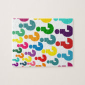 Fragezeichen-Laubsäge Puzzle (Horizontal)