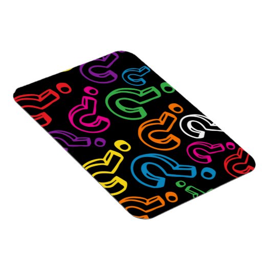 Fragezeichen Magnet (Rechte Seite)