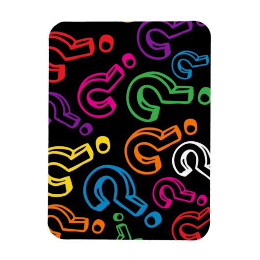 Fragezeichen Magnet (Vertikal)