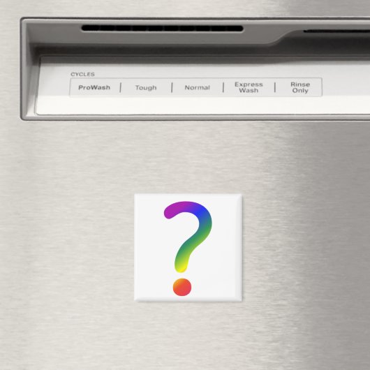 Fragezeichen Magnet (In Situ (Geschirrspüler))