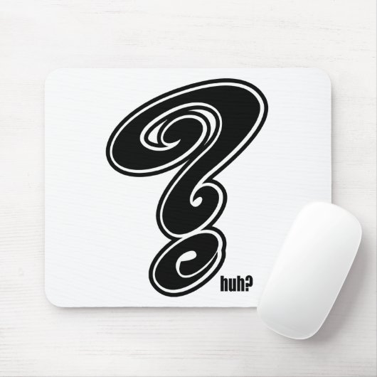 Fragezeichen Mousepad (Mit Mouse)