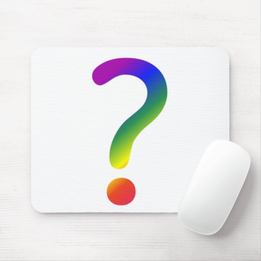 Fragezeichen Mousepad (Mit Mouse)