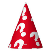 Fragezeichen-Papierkegel für überraschendes Party Partyhütchen (Links)