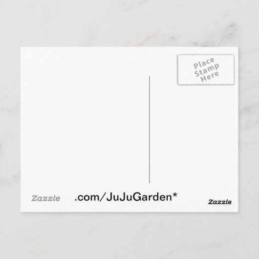 Fragezeichen Postkarte (Rückseite)