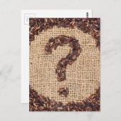 Fragezeichen Postkarte (Vorne/Hinten)