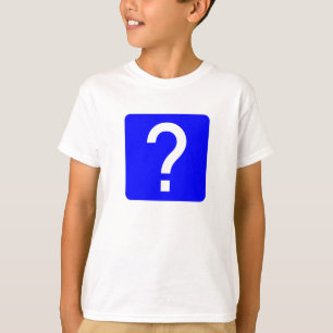 Fragezeichen Quadratisches Feld T-Shirt