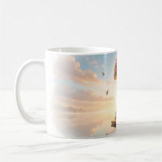 Fragezeichen-Rosen-Gitarrist-Traumsee-Tasse Kaffeetasse