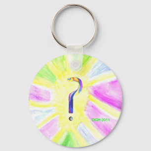 Fragezeichen-Schlüsselkette Schlüsselanhänger