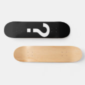 Fragezeichen-Skateboard Skateboard (Horizontal)