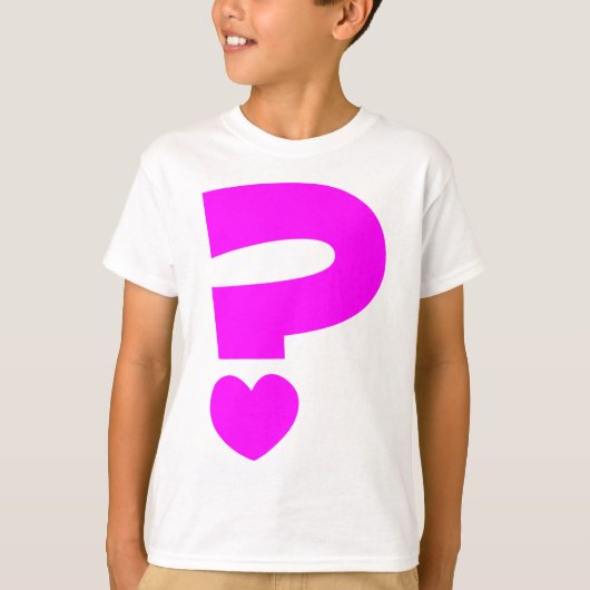 Fragezeichen T-Shirt (Vorderseite)