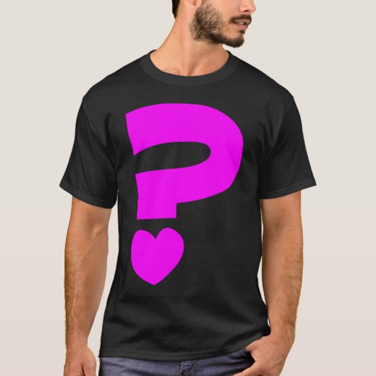 Fragezeichen T-Shirt (Vorderseite)