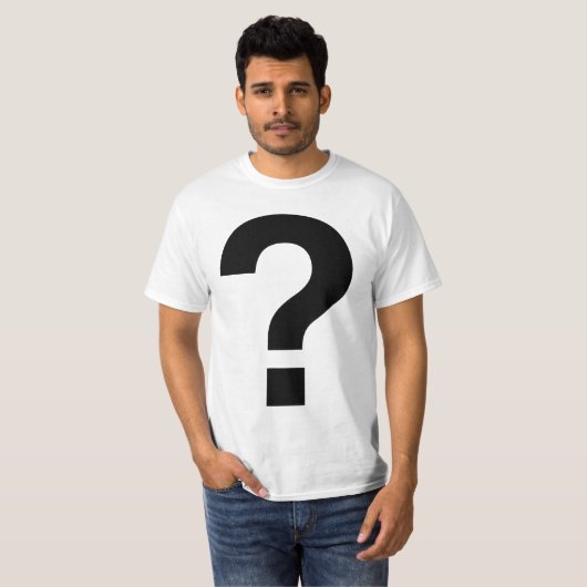FRAGEZEICHEN T-Shirt (Vorne ganz)