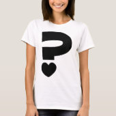 Fragezeichen T-Shirt (Vorderseite)