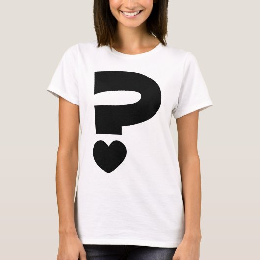 Fragezeichen T-Shirt (Vorderseite)